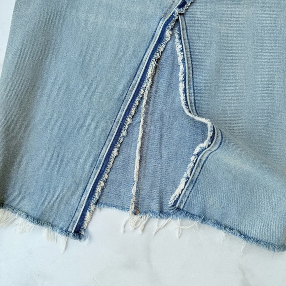 Polo RALPH LAUREN Size 26 Stone Wash Denim Phinley Pencil SKIRT - Picture 8 of 9